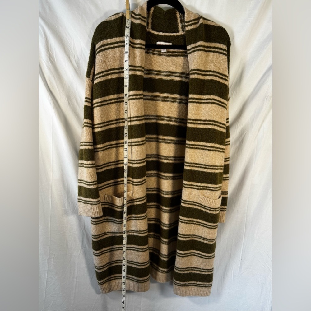 Knox Rose Striped Long Cardigan Size XXL - Picture 5 of 7